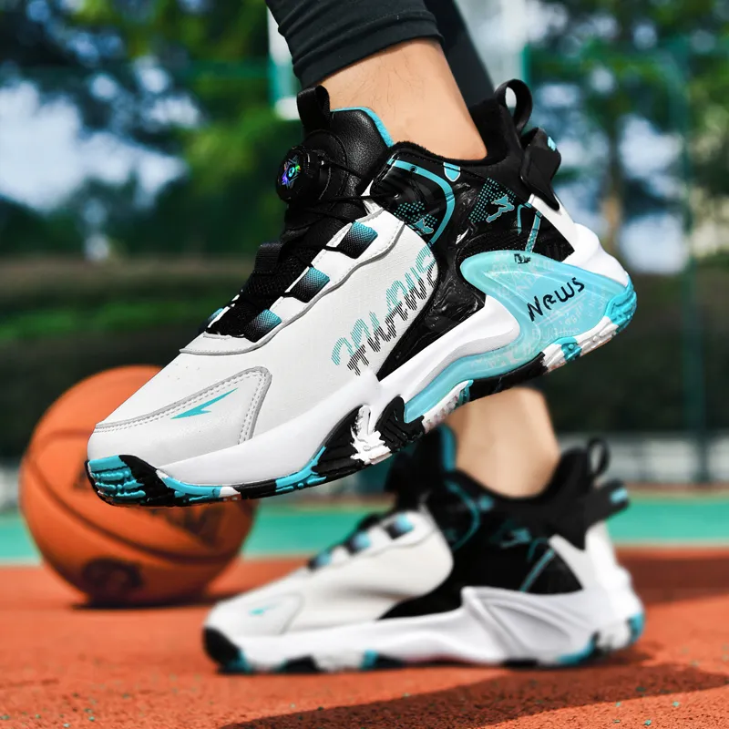 Kuding Cushioned Slip-Resistant Water-Resistant Wear-Resistant Basketball Shoes Men's-13