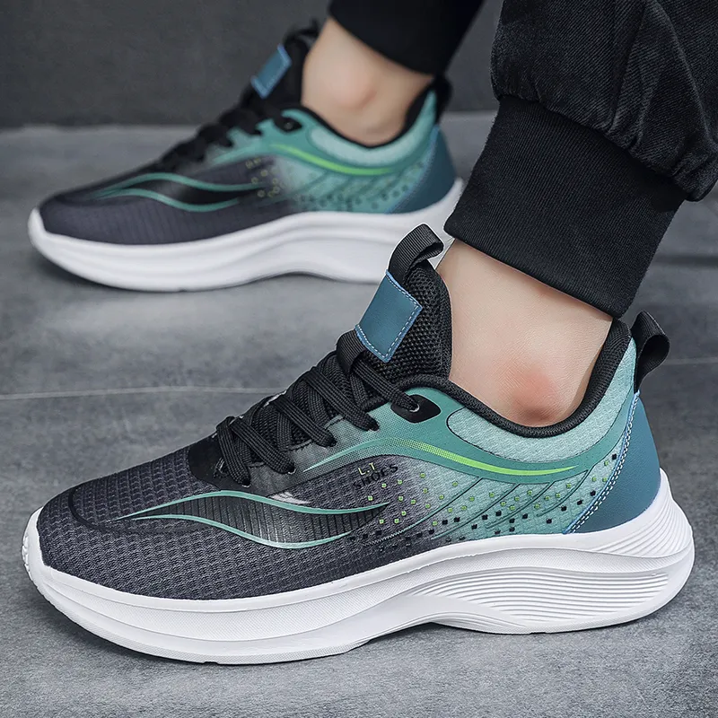 Kuding Cushioning Slip Resistant Breathable Lightweight Moisture Wicking Low Top Training Shoes Men's-15