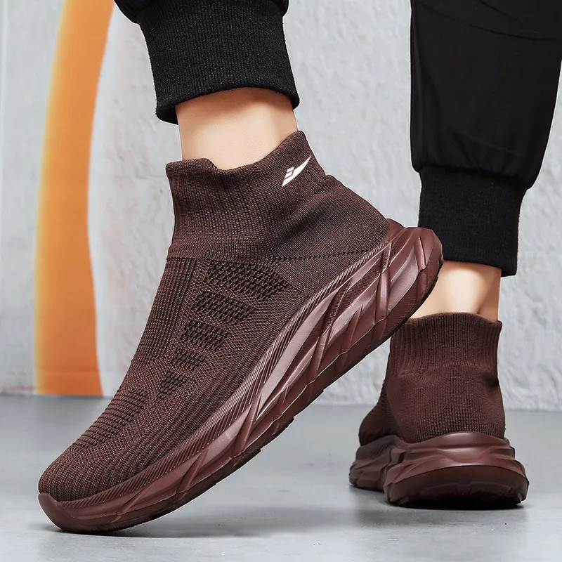 Kuding Durable Breathable High-Top Running Shoes Unisex-15