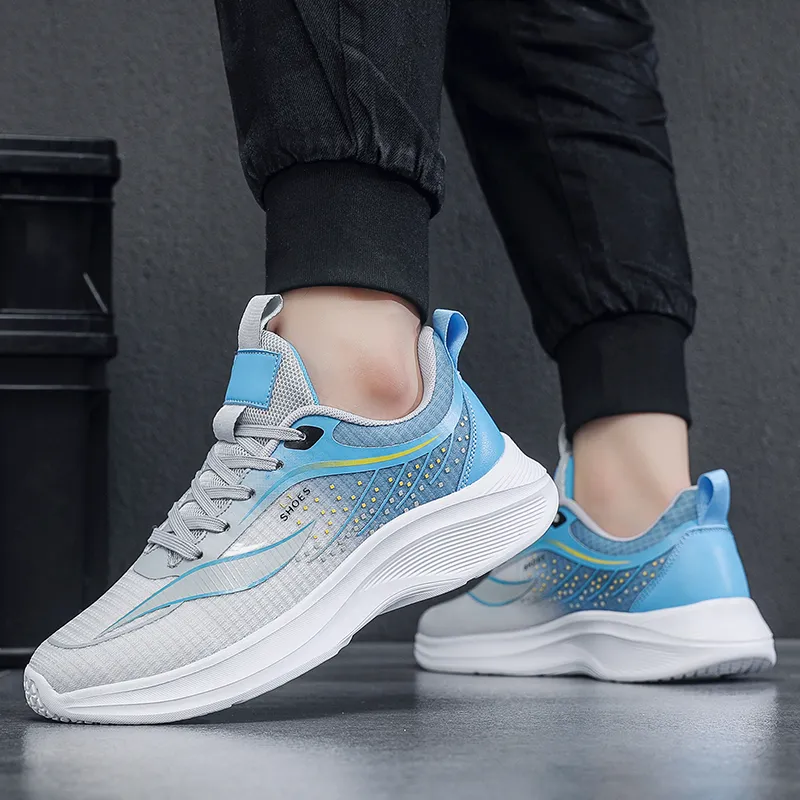 Kuding Cushioning Slip Resistant Breathable Lightweight Moisture Wicking Low Top Training Shoes Men's-9