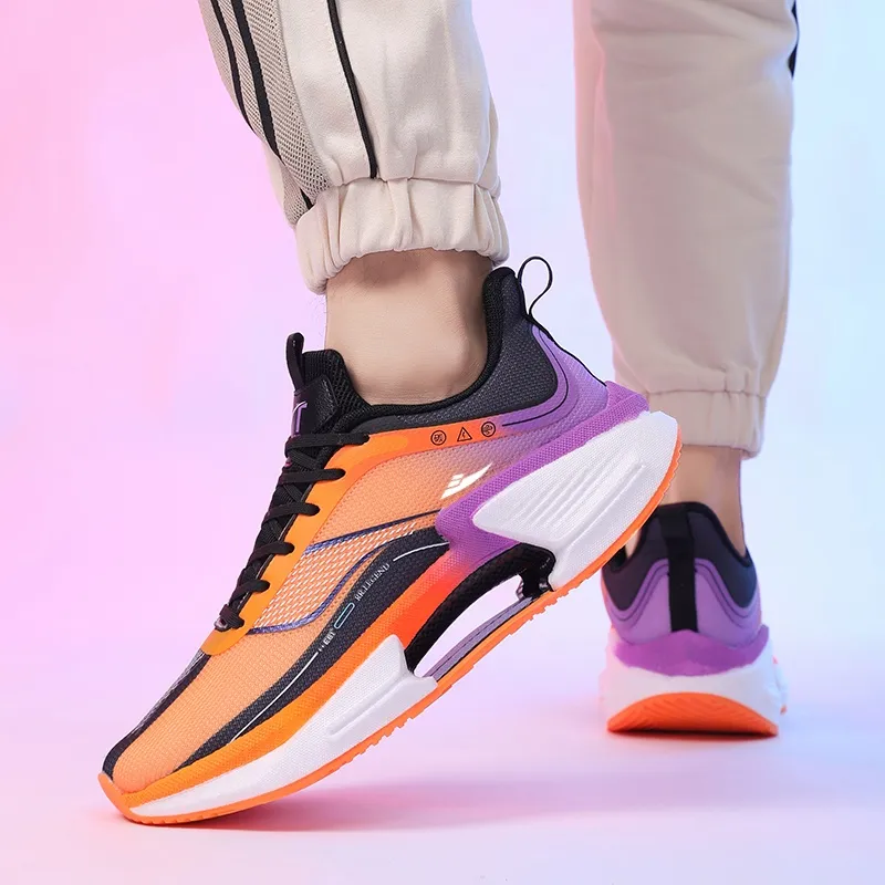 Kuding Cushioning Abrasion Resistant Lightweight Slip Resistant Low Top Running Shoes Unisex-26