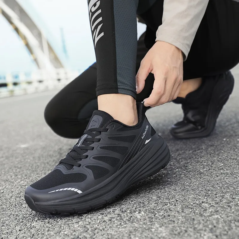 Kuding Slip-Resistant Breathable Low-Top Running Shoes Unisex-2