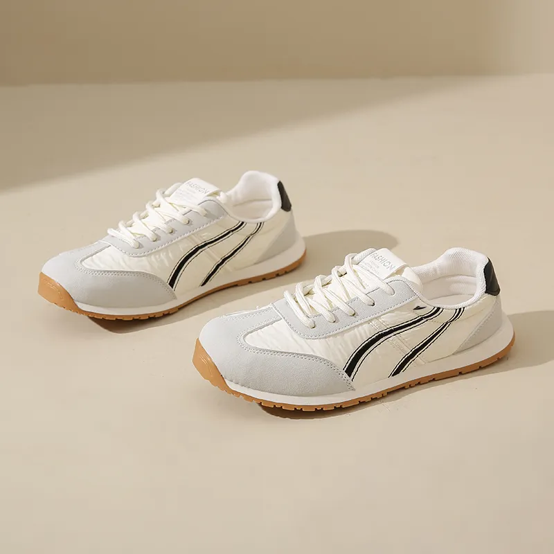 Kuding Casual Shoes Women's Low Top Pink/Black/Blue-11
