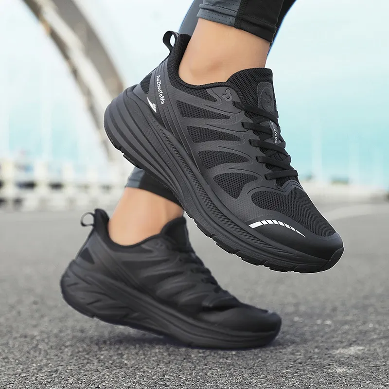Kuding Slip-Resistant Breathable Low-Top Running Shoes Unisex-4