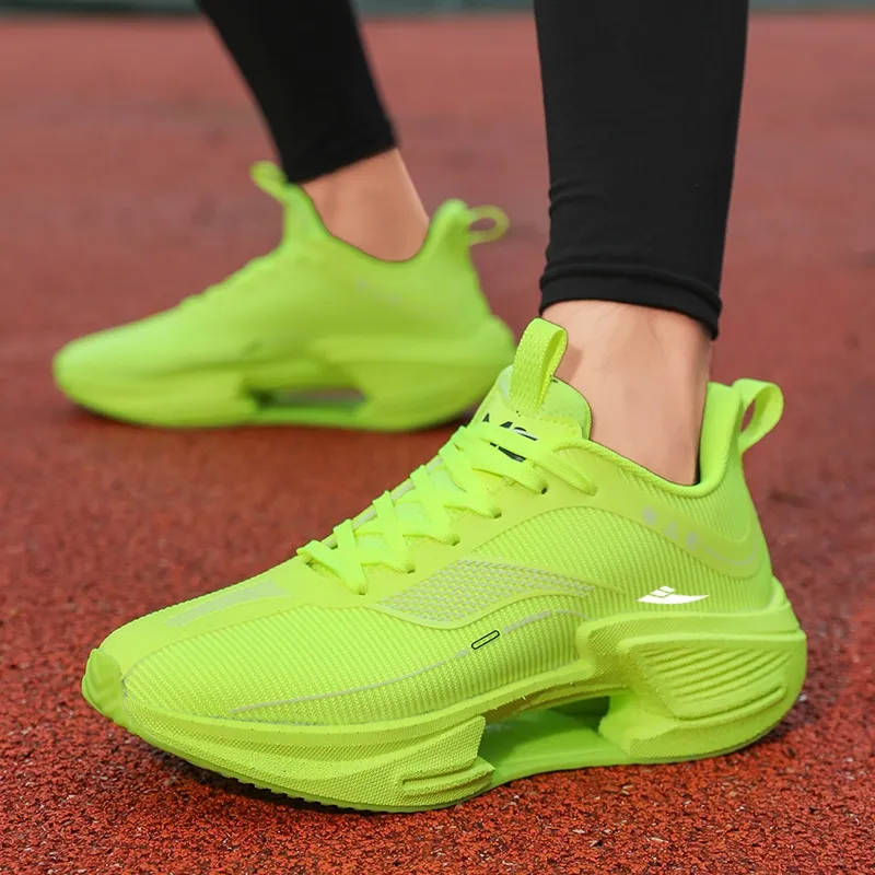 Kuding Cushioning Abrasion Resistant Lightweight Slip Resistant Low Top Running Shoes Unisex-18