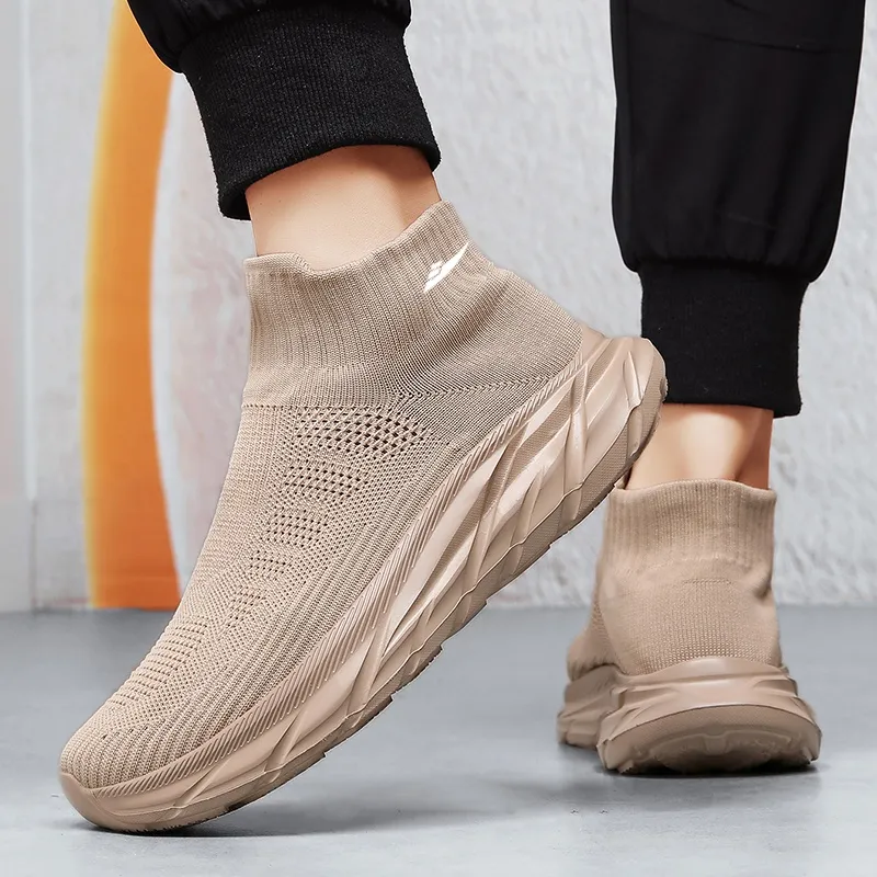 Kuding Durable Breathable High-Top Running Shoes Unisex-21