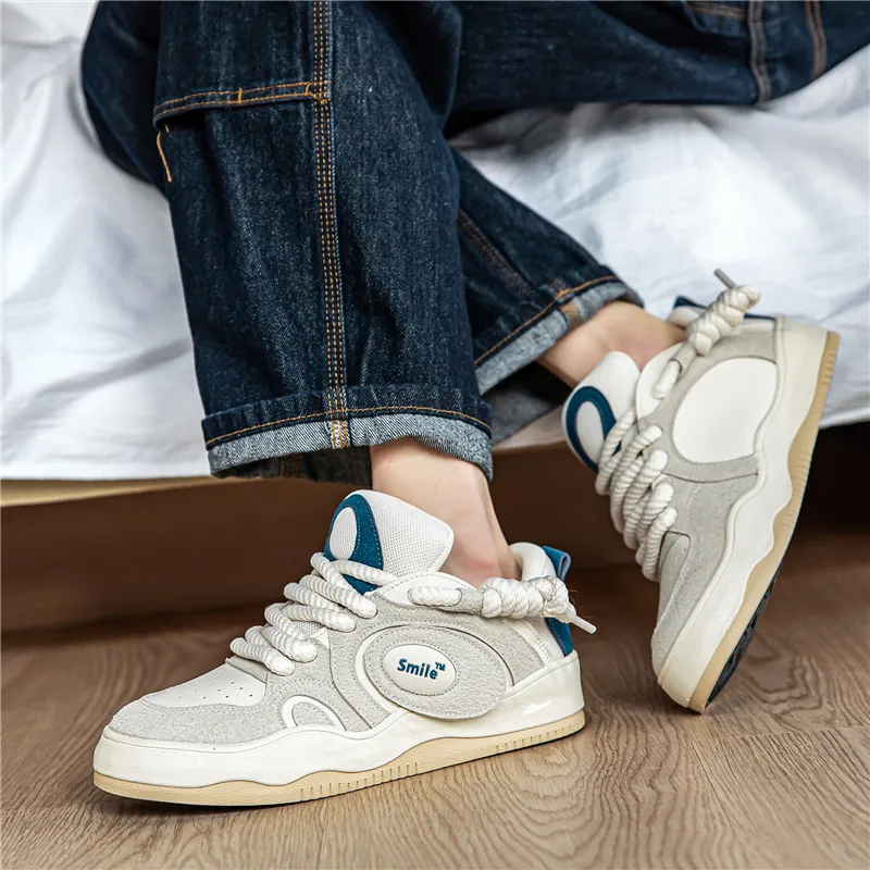 Kuding Slip Resistant, Abrasion Resistant, Lightweight, Breathable, Moisture Wicking Low Top Skateboard Shoes Men's-2