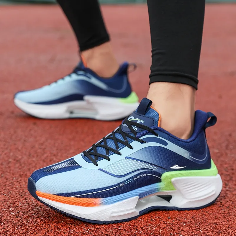 Kuding Cushioning Abrasion Resistant Lightweight Slip Resistant Low Top Running Shoes Unisex-4