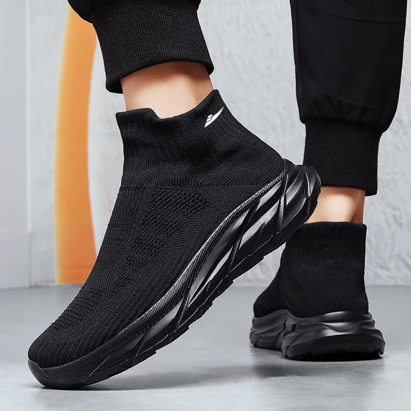 Kuding Durable Breathable High-Top Running Shoes Unisex-5