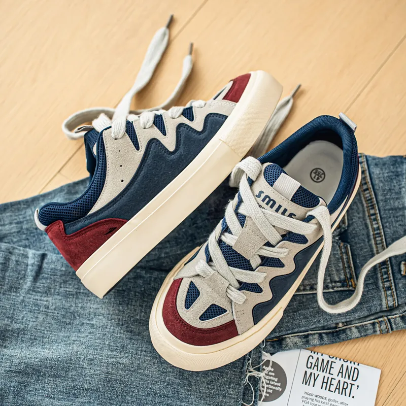 Kuding Slip Resistant, Abrasion Resistant, Lightweight, Breathable, Moisture Wicking Low Top Skateboard Shoes Men's-5