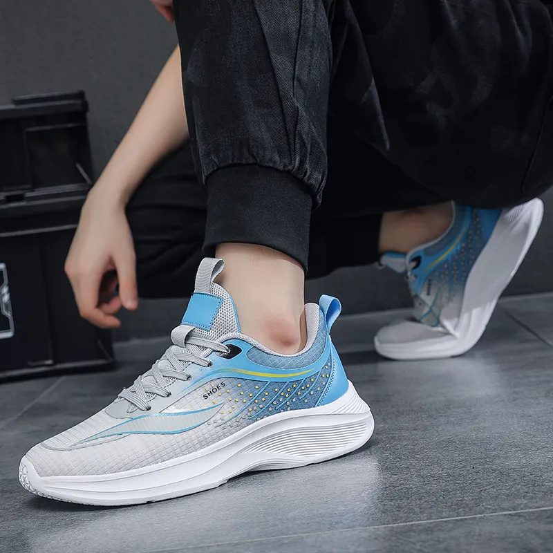 Kuding Cushioning Slip Resistant Breathable Lightweight Moisture Wicking Low Top Training Shoes Men's-8