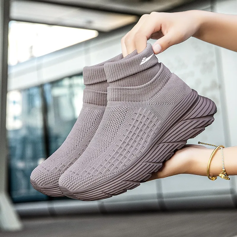 Kuding Slip-Resistant Breathable High-Top Casual Shoes Unisex-27