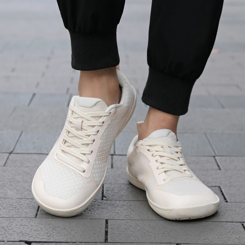 Kuding Casual Shoes Unisex Low Top White Blue-8