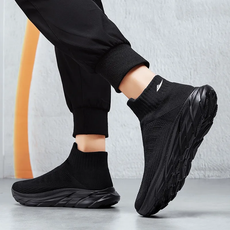 Kuding Durable Breathable High-Top Running Shoes Unisex-4