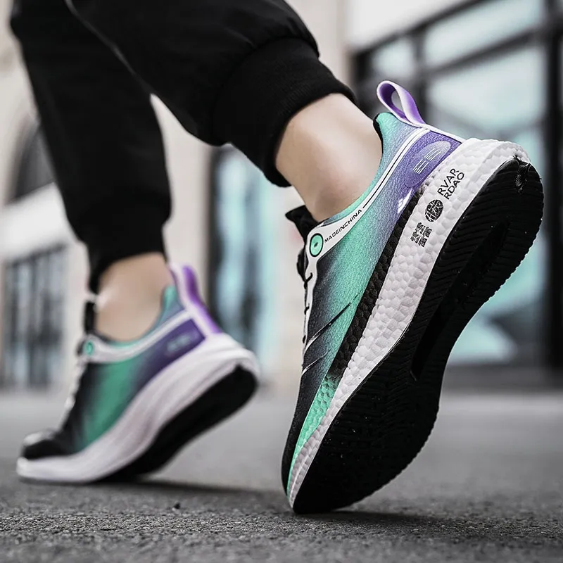 Kuding Breathable And Lightweight Low Top Marathon Racing Running Shoes Men's-14