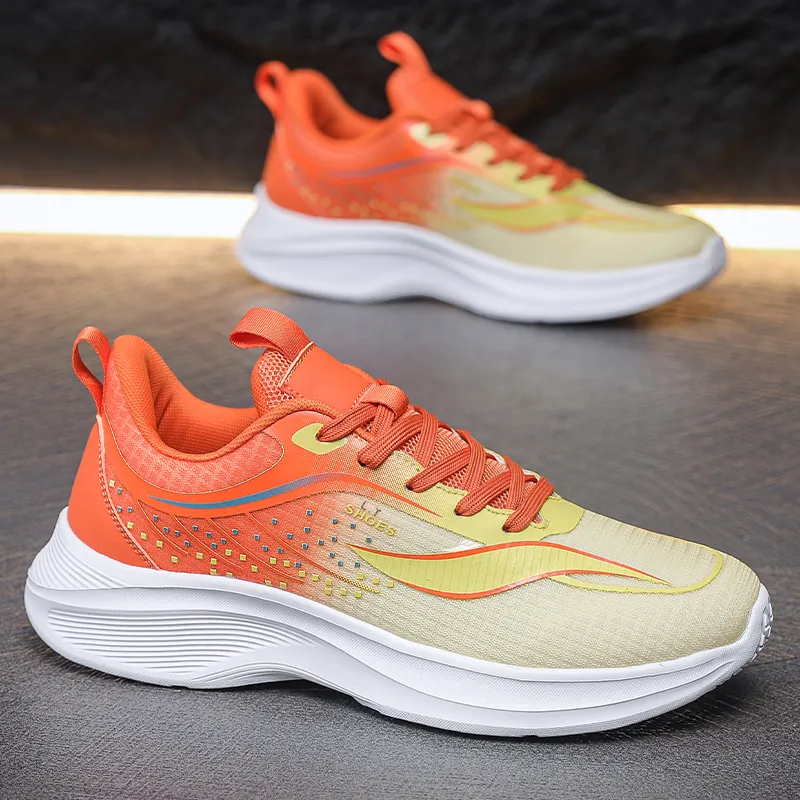 Kuding Cushioning Slip Resistant Breathable Lightweight Moisture Wicking Low Top Training Shoes Men's-1