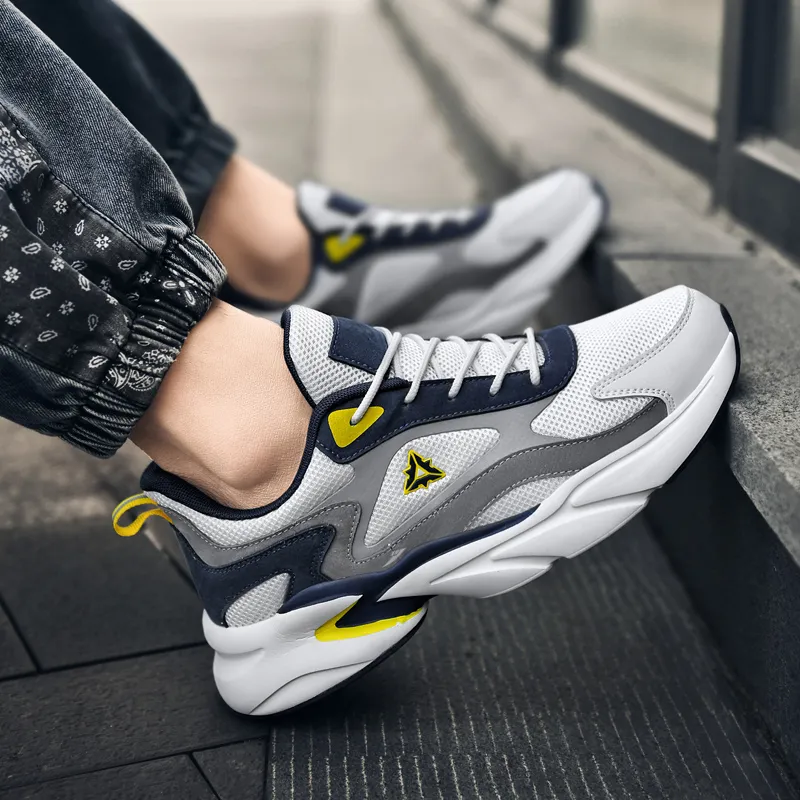 Kuding Low Top Chunky Sneakers Men's-4