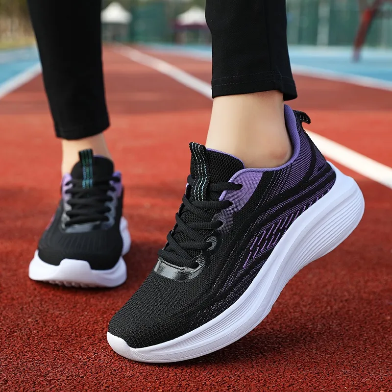 Kuding Anti-Slip Wear-Resistant Breathable Cushioning Lightweight Low-Top Running Shoes Unisex-14