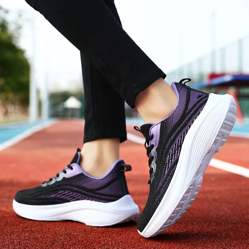 Kuding Anti-Slip Wear-Resistant Breathable Cushioning Lightweight Low-Top Running Shoes Unisex-13
