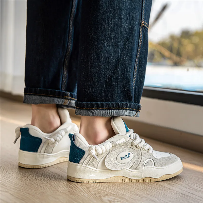 Kuding Slip Resistant, Abrasion Resistant, Lightweight, Breathable, Moisture Wicking Low Top Skateboard Shoes Men's-3