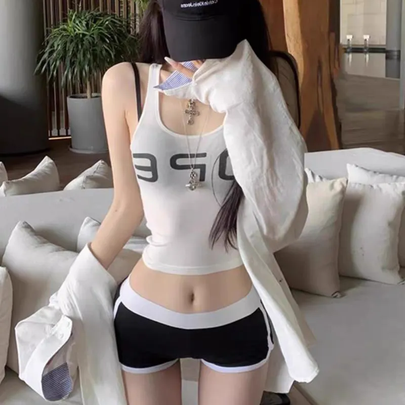 Aimilian Tank Tops Women's White-4