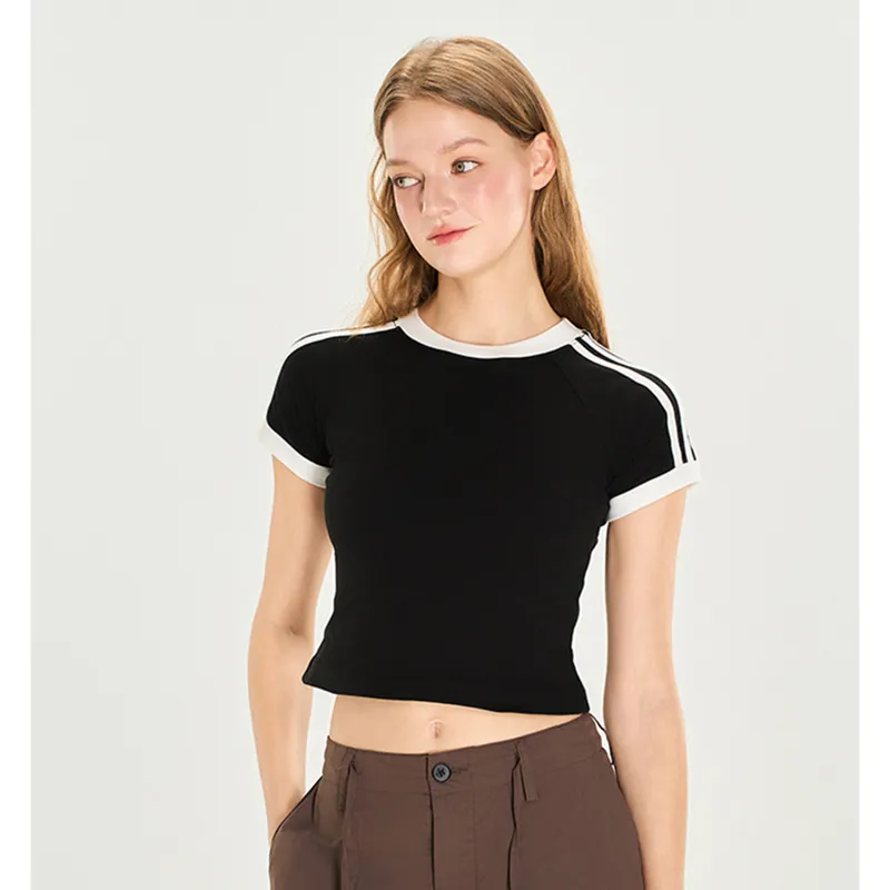 Aimilian T Shirts Women's Black-2