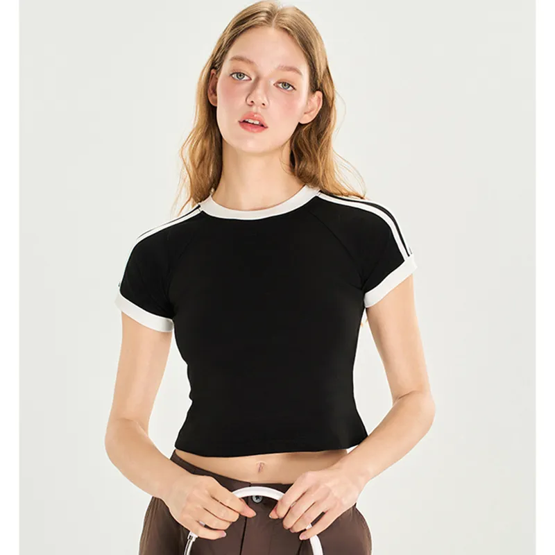 Aimilian T Shirts Women's Black-3