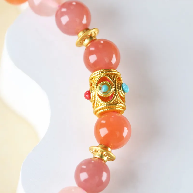 Cloudy Sky Agate Bracelets Women's-2