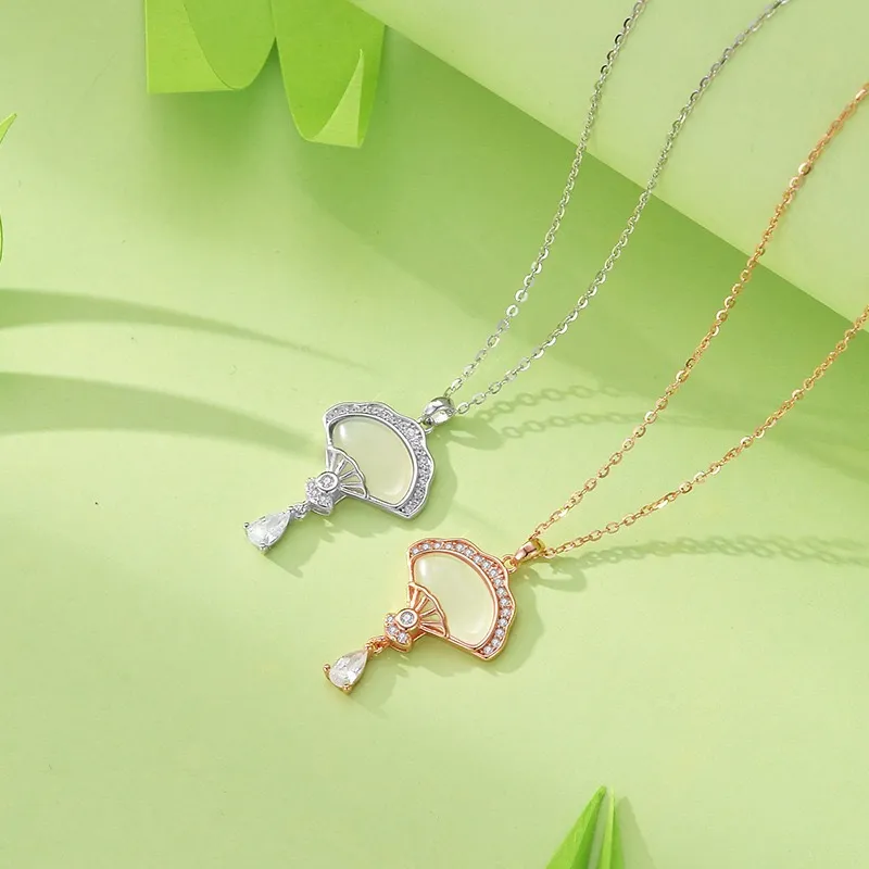 YANFEI Chalcedony Necklaces Women's-2