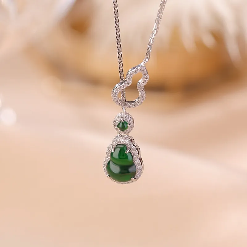YANFEI Glutinous Jade Jadeite Necklaces Women's-2
