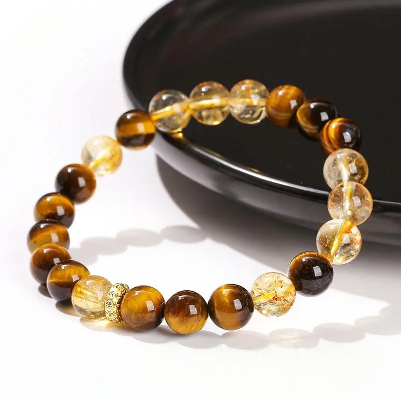 YANFEI Tiger's Eye Stone Bracelets Unisex-2