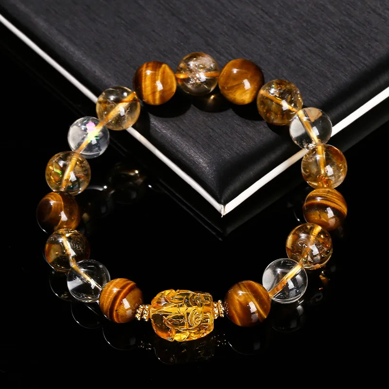 YANFEI Tiger's Eye Stone Bracelets Unisex-4