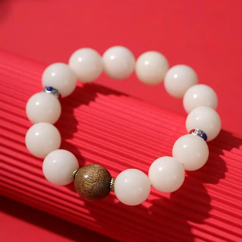 YANFEI White Jade Bodhi Bracelets Unisex-5