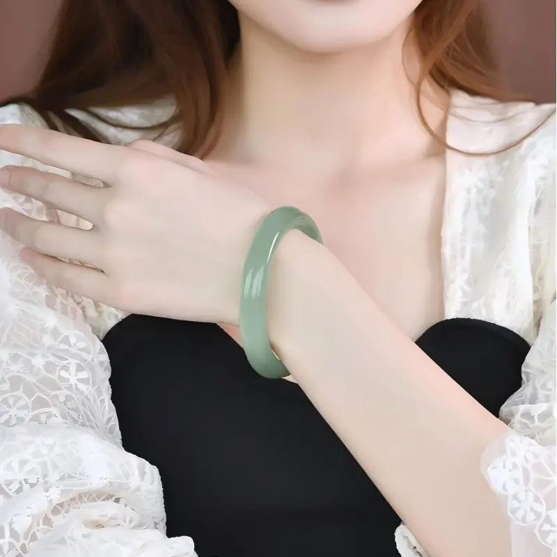 YANFEI Aventurine Jade Bangles Women's-1