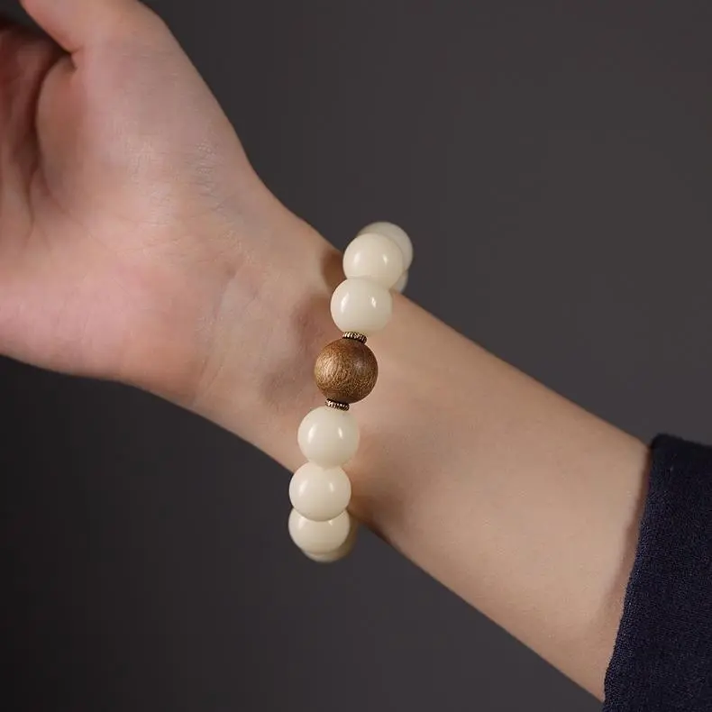 YANFEI White Jade Bodhi Bracelets Unisex-2