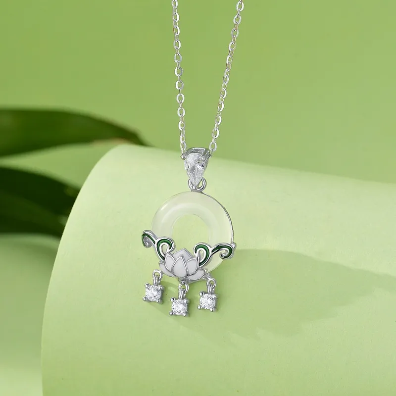 YANFEI Chalcedony Necklaces Women's-4