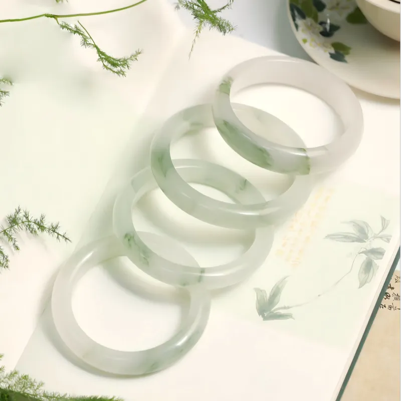 YANFEI Tianshan Jade Bangles Unisex-2