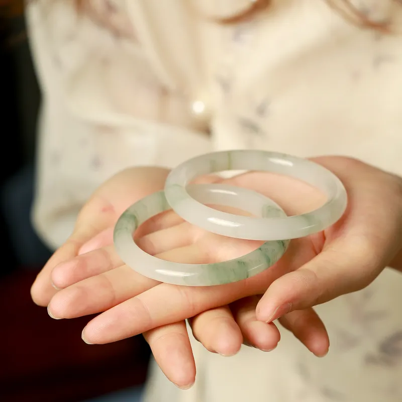 YANFEI Tianshan Jade Bangles Unisex-2