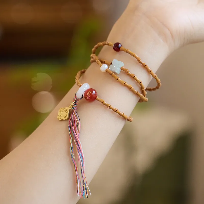 YANFEI Olive Pit Bracelets Unisex-3