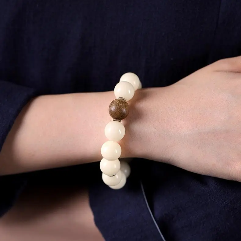 YANFEI White Jade Bodhi Bracelets Unisex-1