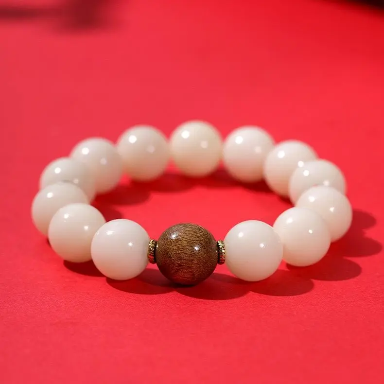 YANFEI White Jade Bodhi Bracelets Unisex-4