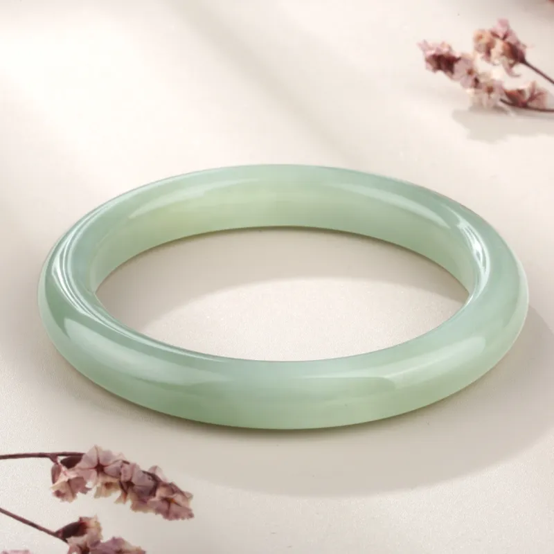 YANFEI Hetian Jade Bangles Green Jade Women's-4