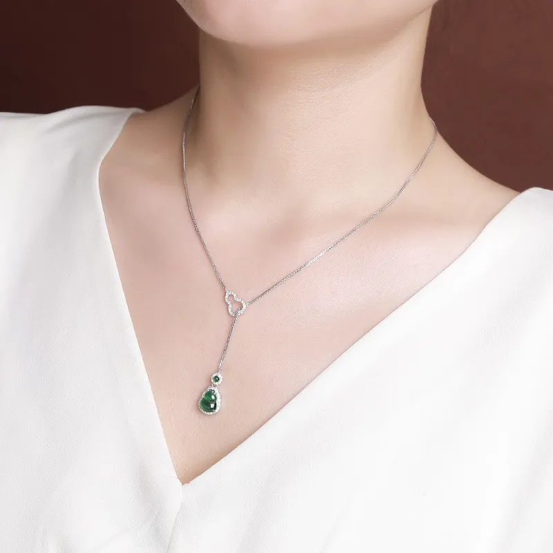 YANFEI Glutinous Jade Jadeite Necklaces Women's-1