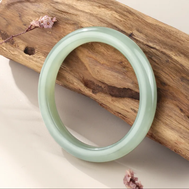 YANFEI Hetian Jade Bangles Green Jade Women's-3