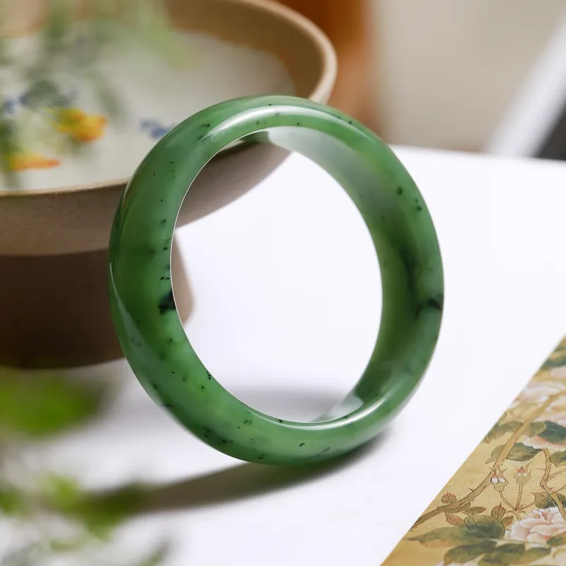 YANFEI Hetian Jade Bangles Jasper Women's-1