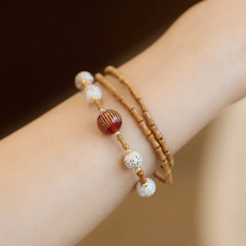 YANFEI Olive Pit Bracelets Unisex-2