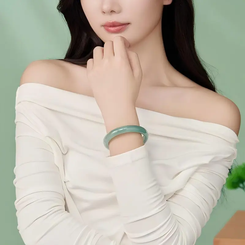 YANFEI Chalcedony Bangles Women's-1