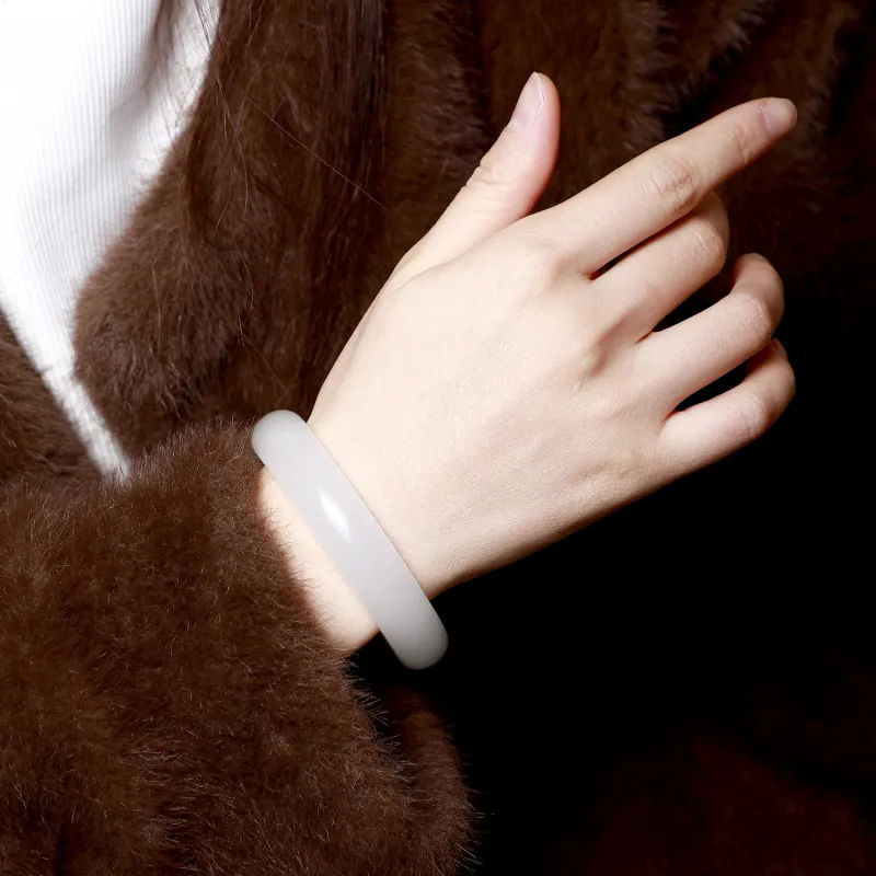 YANFEI Chalcedony Bangles Unisex-5