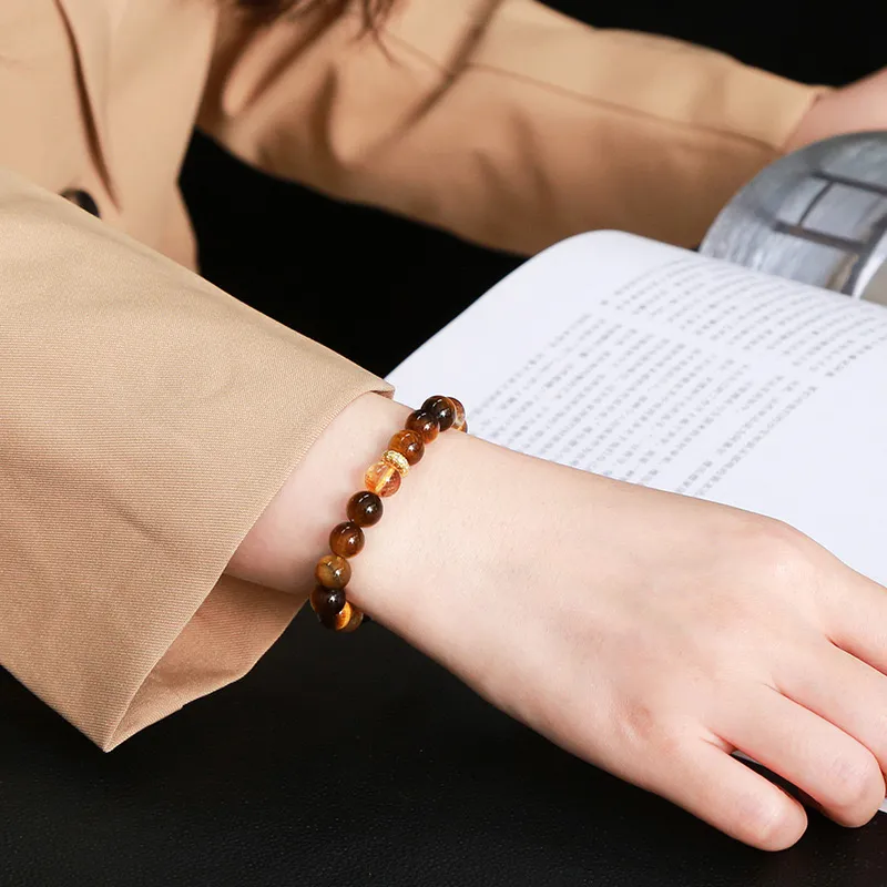 YANFEI Tiger's Eye Stone Bracelets Unisex-1