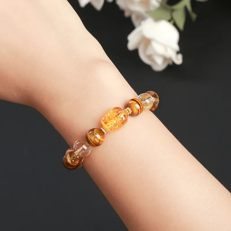 YANFEI Tiger's Eye Stone Bracelets Unisex-1